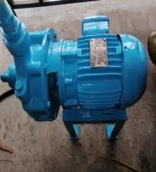 Motor con bomba acoplada